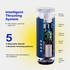 BuzzBlk™ Automatic Thrusting Male Masturbator - 10 Modes, 104°F Smart Heating & Hands-Free Stroker