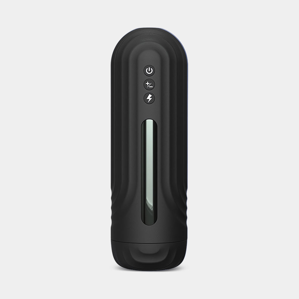 Raptor Automatic Male Masturbator - Interactive Telescopic Stroker with Suction & Real-feel TPE