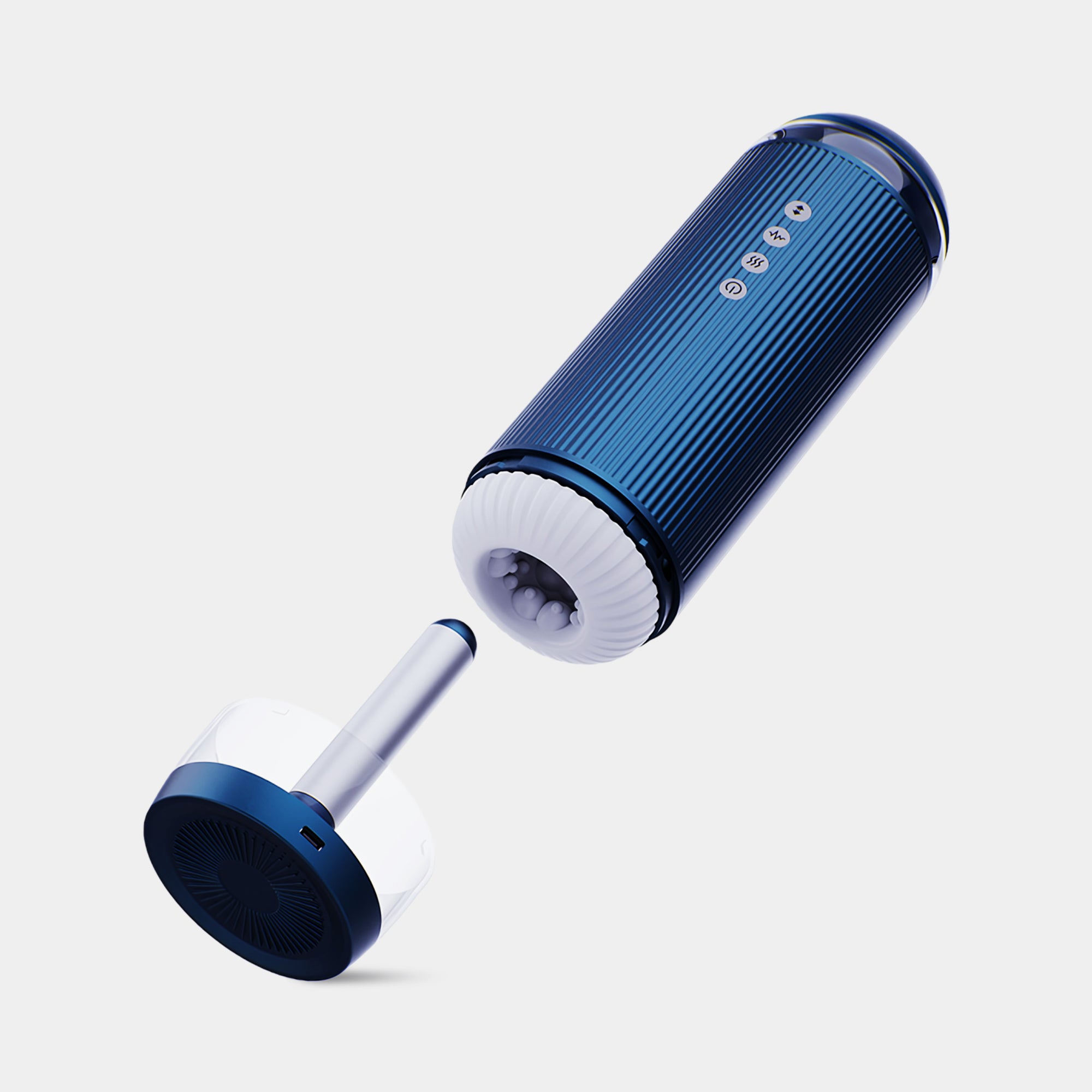 BuzzBlk™ Automatic Thrusting Male Masturbator - 10 Modes, 104°F Smart Heating & Hands-Free Stroker
