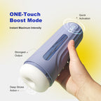 Raptor Automatic Male Masturbator - Interactive Telescopic Stroker with Suction & Real-feel TPE