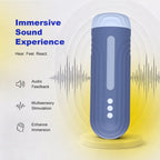 Raptor Automatic Male Masturbator - Interactive Telescopic Stroker with Suction & Real-feel TPE