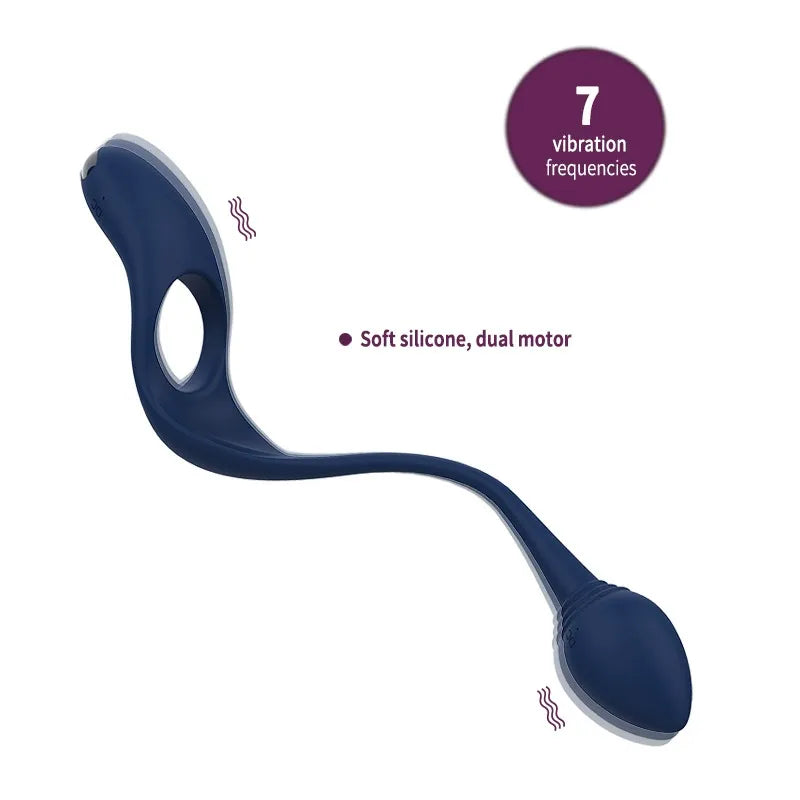 Men's adult sex toys: vibrating cock ring, vibrating anal plug, delay condom, penis sleeve.