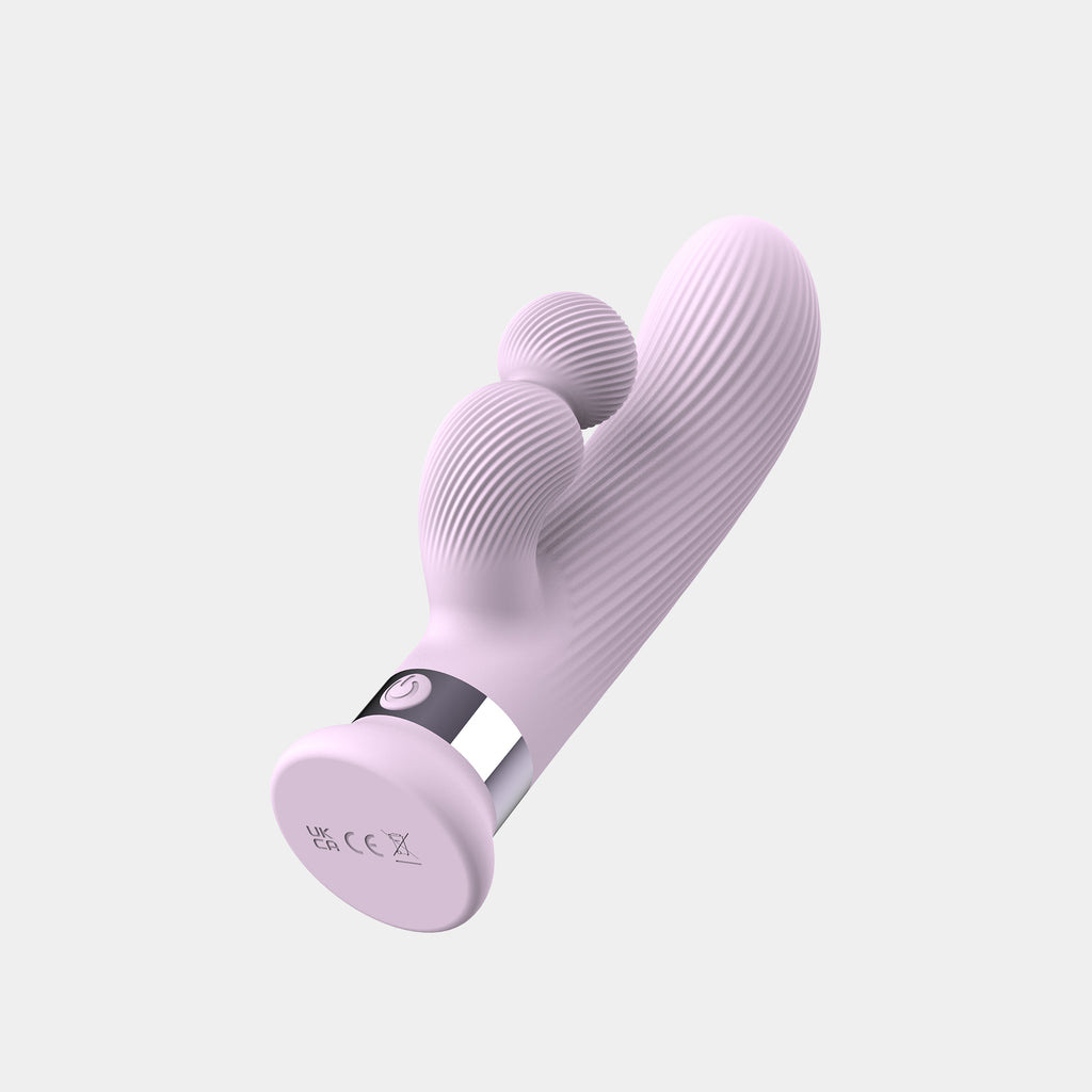 Desert Bloom Dual-Motor Vibrator  | Sculptural Curves for Dual-Zone Ecstasy